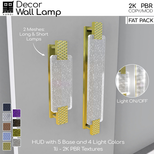 Kuroi - Starburst Wall Light FAT PACK