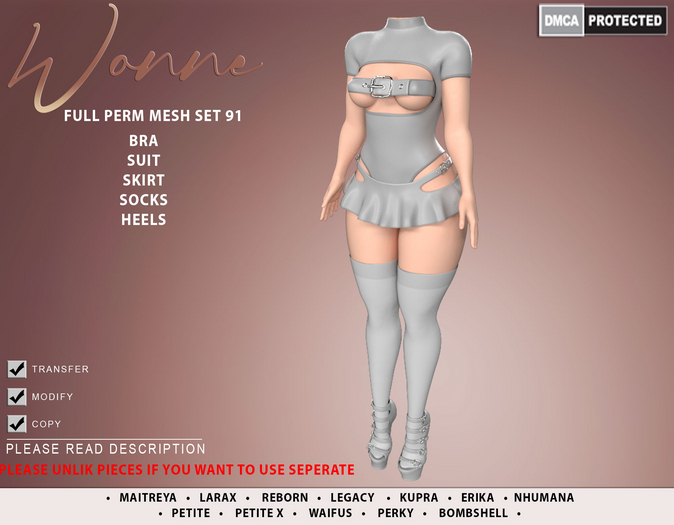WONNE (91) Full Perm Mesh 