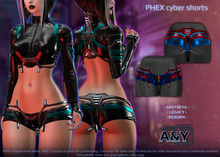 A&Y Phex Cyber Shorts - Blue