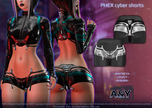 A&Y Phex Cyber Shorts - White