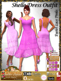 *Goddess* Shelle Dress Outfit Eyelet Lace Pinks