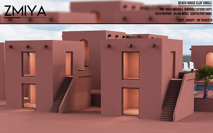 ZMIYA Beach House Clay Single