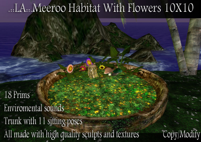 .::LA::.Meeroo Habitat With Flowers 10X10