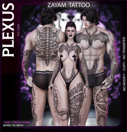 [PLEXUS]- Zayan -Tattoo