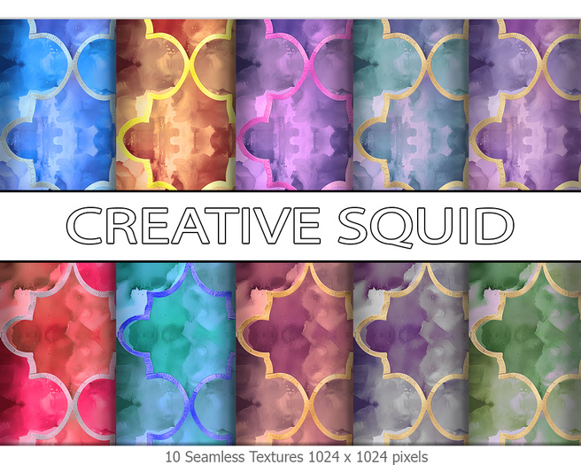 Watercolor Marble Textures