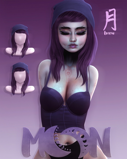 Moon. Hair // - TMRW
