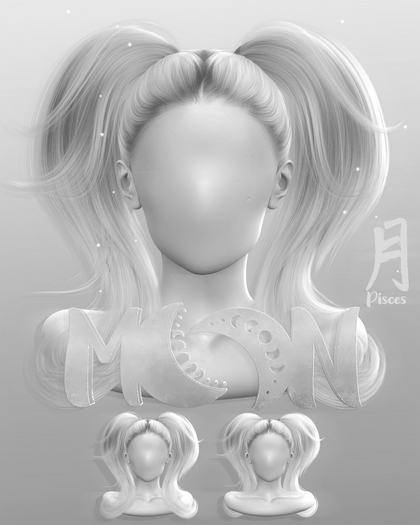 Moon. Hair // DEMO - Pisces