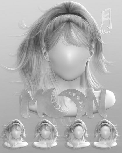 Moon. Hair // DEMO - Wave