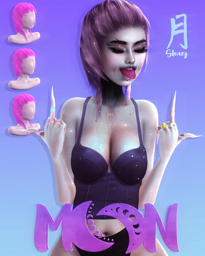 Moon. Hair // - FatPack - Sleazy