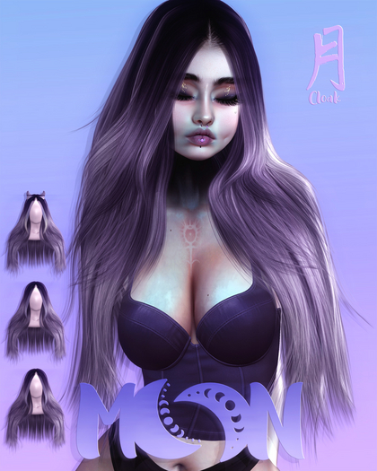 Moon. Hair // - FatPack - Cloak