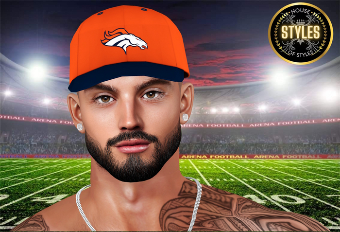 Denver Broncos Baseball Cap (Orange)