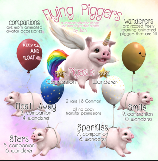 JIAN Flying Piggers 2. Pigasus Wanderer BOX RARE