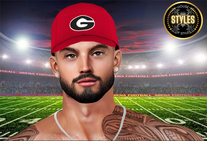 Georgia Bulldogs Baseball Cap (Red)