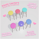 Kawaii Couture - Outdoor Bar Stools - Regular 