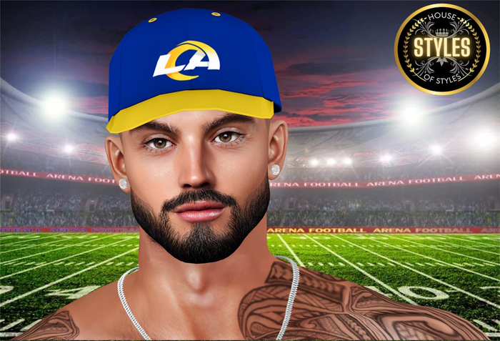 Los Angeles Rams Baseball Cap (Blue)