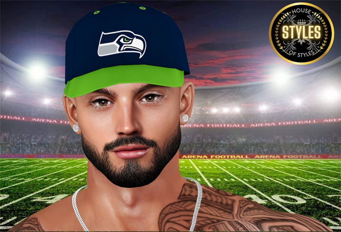 Seattle Seahawks Baseball Cap (Navy)