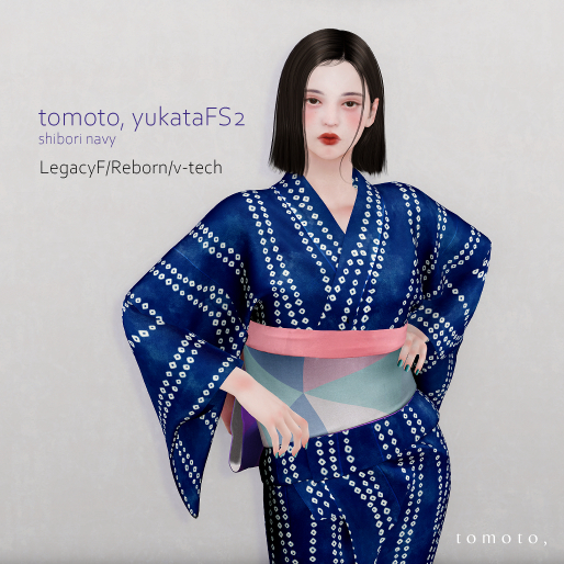 tomoto, yukataFS2 shibori nv