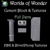 Cement Block PBR & Blinn-Phong FP