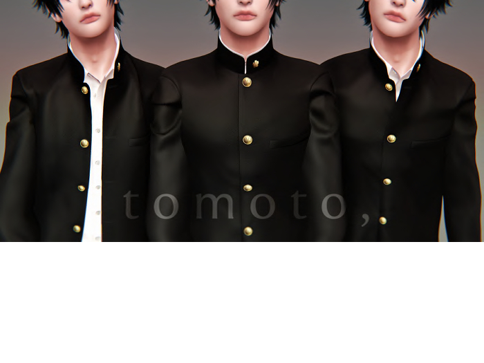 tomoto, gakuran basic wh
