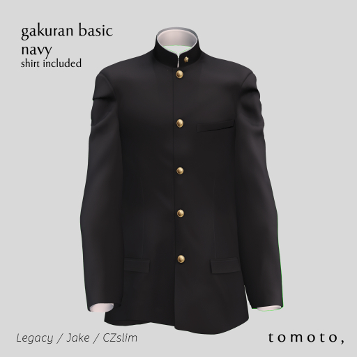 tomoto, gakuran basic nv