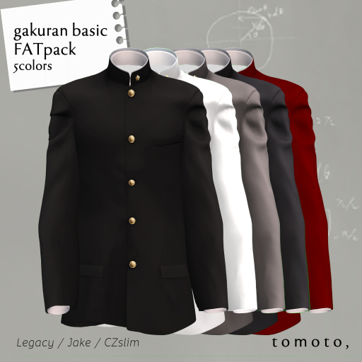 tomoto, gakuran basic FAT