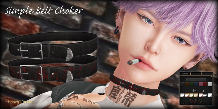 .:.H/D.:. Simple Belt choker [25HAC]