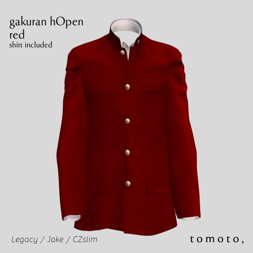 tomoto, gakuran hOpen rd