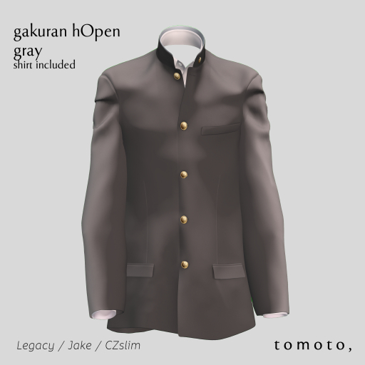 tomoto, gakuran hOpen gl