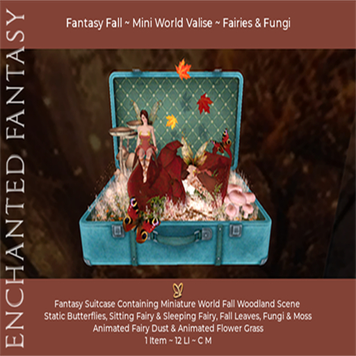 Fantasy Fall ~ Mini World Valise ~ Fairies & Fungi