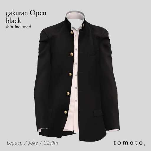 tomoto, gakuran Open bk