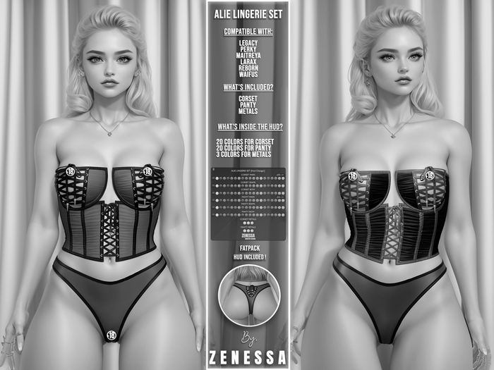 [ZENESSA] Alie Lingerie Set *DEMO* 