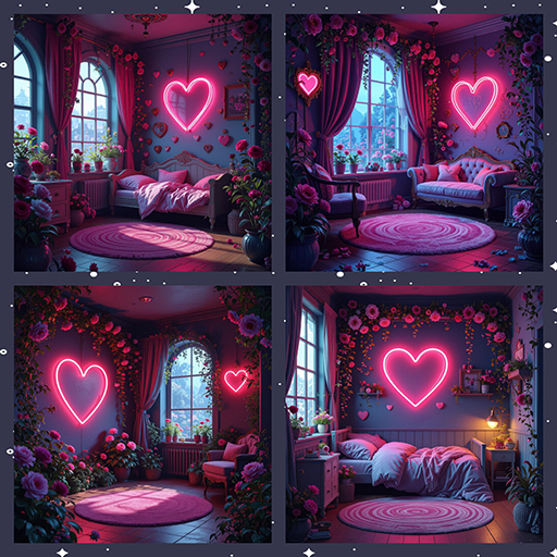 PIXEL POP!  Young Romance Backdrops