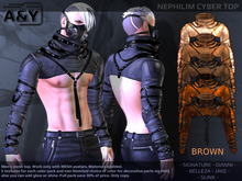 A&Y Nephilim Cyber Top - Brown