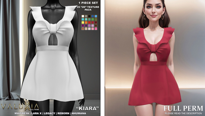 VALUXIA[FP] - Kiara Dress 2K TEXTURE PACK FULL PERM