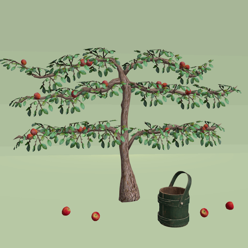 Song's Apple Tree w/ Fallen Apple Bucket