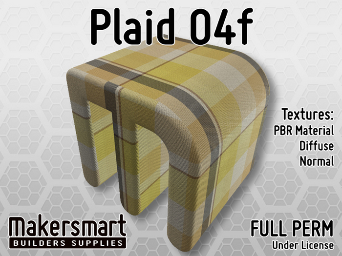 PBR Fabric Plaid 04f