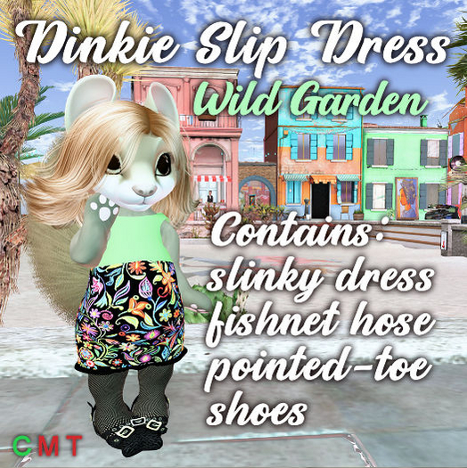 Dinkie Slip Dress Wild Garden