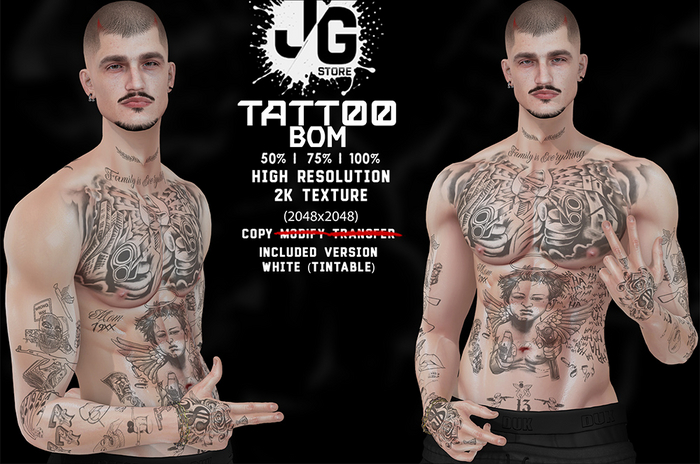 ..::JG::. Tattoo La Raza - BOM
