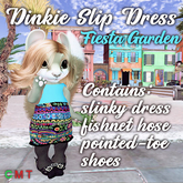 Dinkie Slip Dress Fiesta Garden