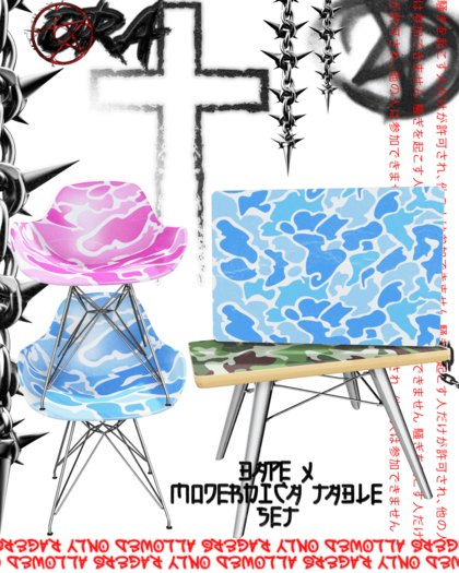 ORA//APE X MODERNICA BLUE SET