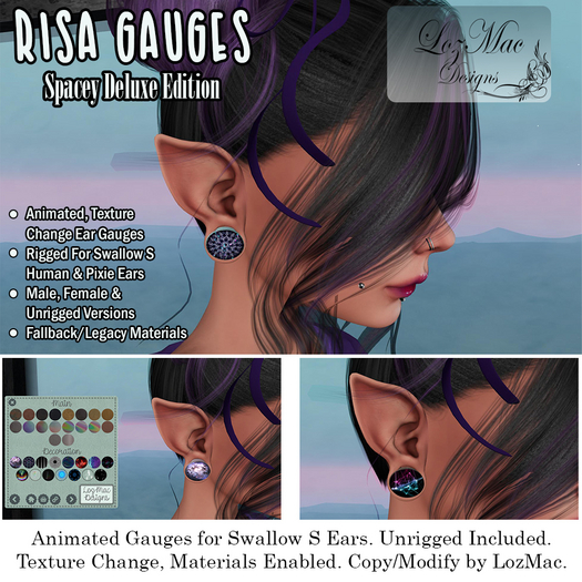 Risa Gauges Spacey Deluxe*Texture Change*