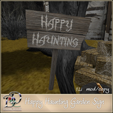 Dolome Designs Happy Haunting Garden Sign