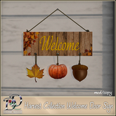 Dolome Designs Harvest Collection Welcome Door Sign