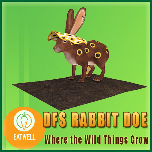 DFS Rabbit Doe - Where the Wild Things Grow (Actual Item) 0 - Days Old