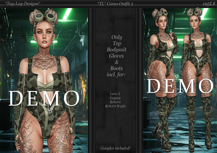 *Tay-Lay-Designs* Camo-Outfit 5 DEMO