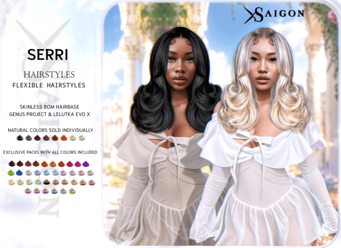 SaiGon - " Serri Hairstyles " PACKS