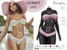 Ruffle Bikini Fatpack "Sorbet" by Manikin