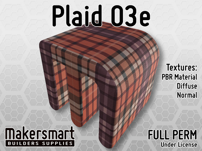 PBR Fabric Plaid 03e