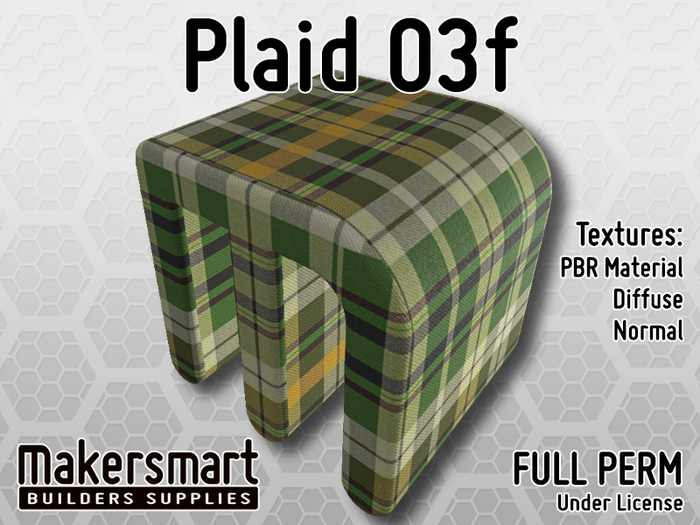 PBR Fabric Plaid 03f