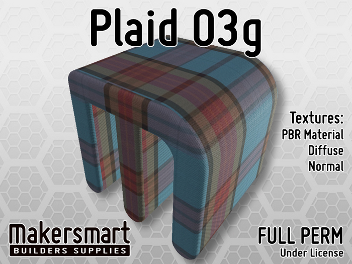 PBR Fabric Plaid 03g